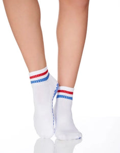 Lucky Honey - The Boyfriend Sock - RED AND BLUE