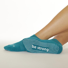 Load image into Gallery viewer, PILATES &quot;Be Strong&quot; Grip Socks

